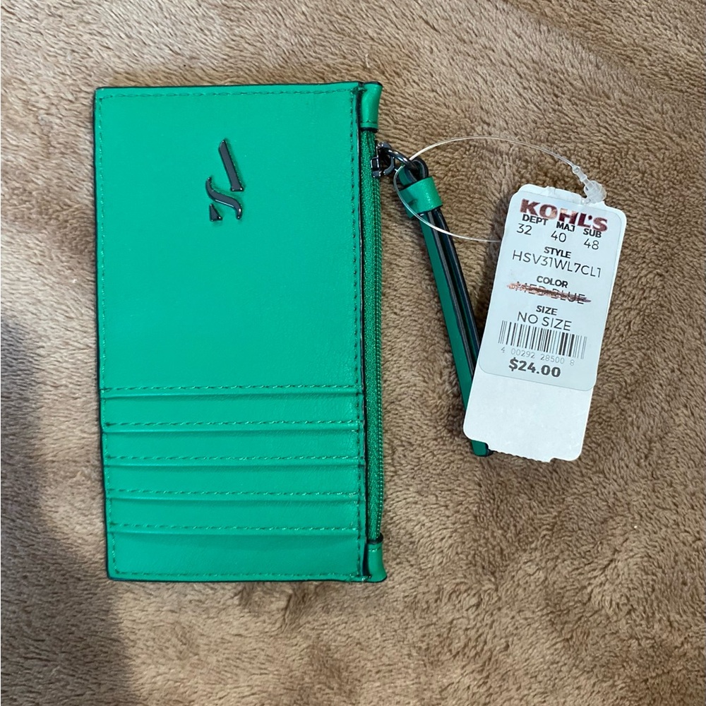 NWT Green Card holder/wallet